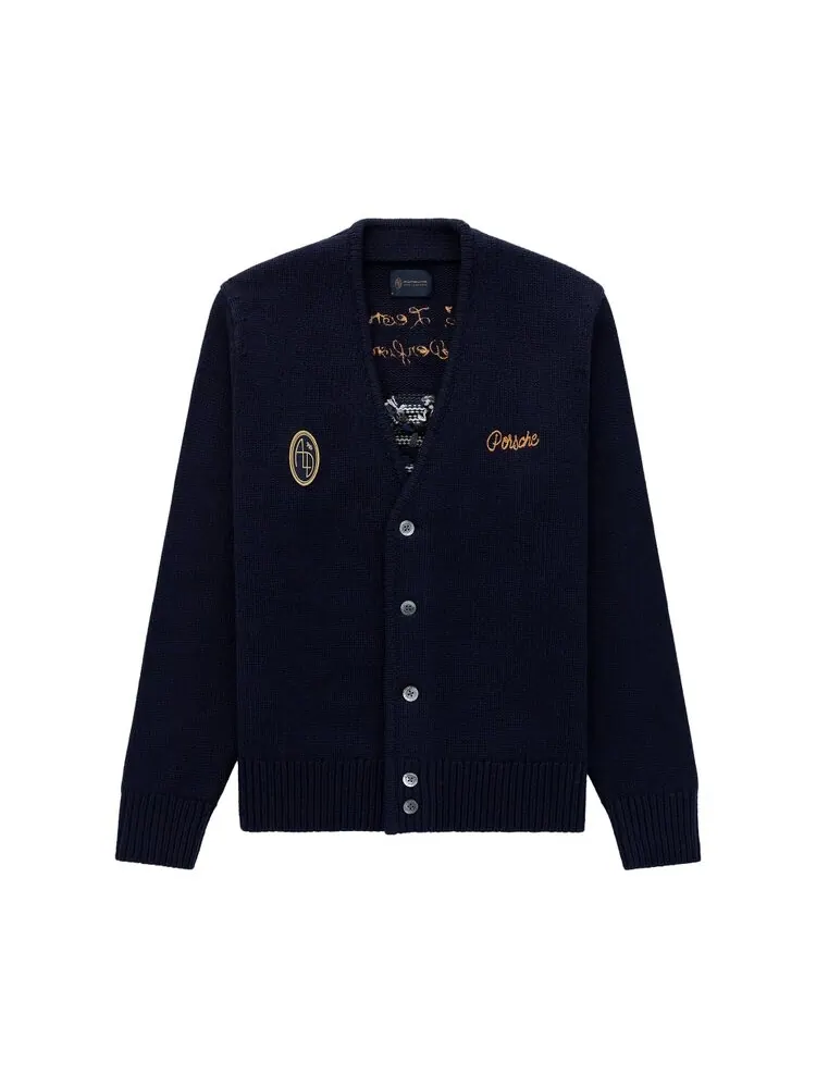 Кардиган Aimé Leon Dore x Porsche 356 'Navy Blazer' — изображение 1 из 2, синий