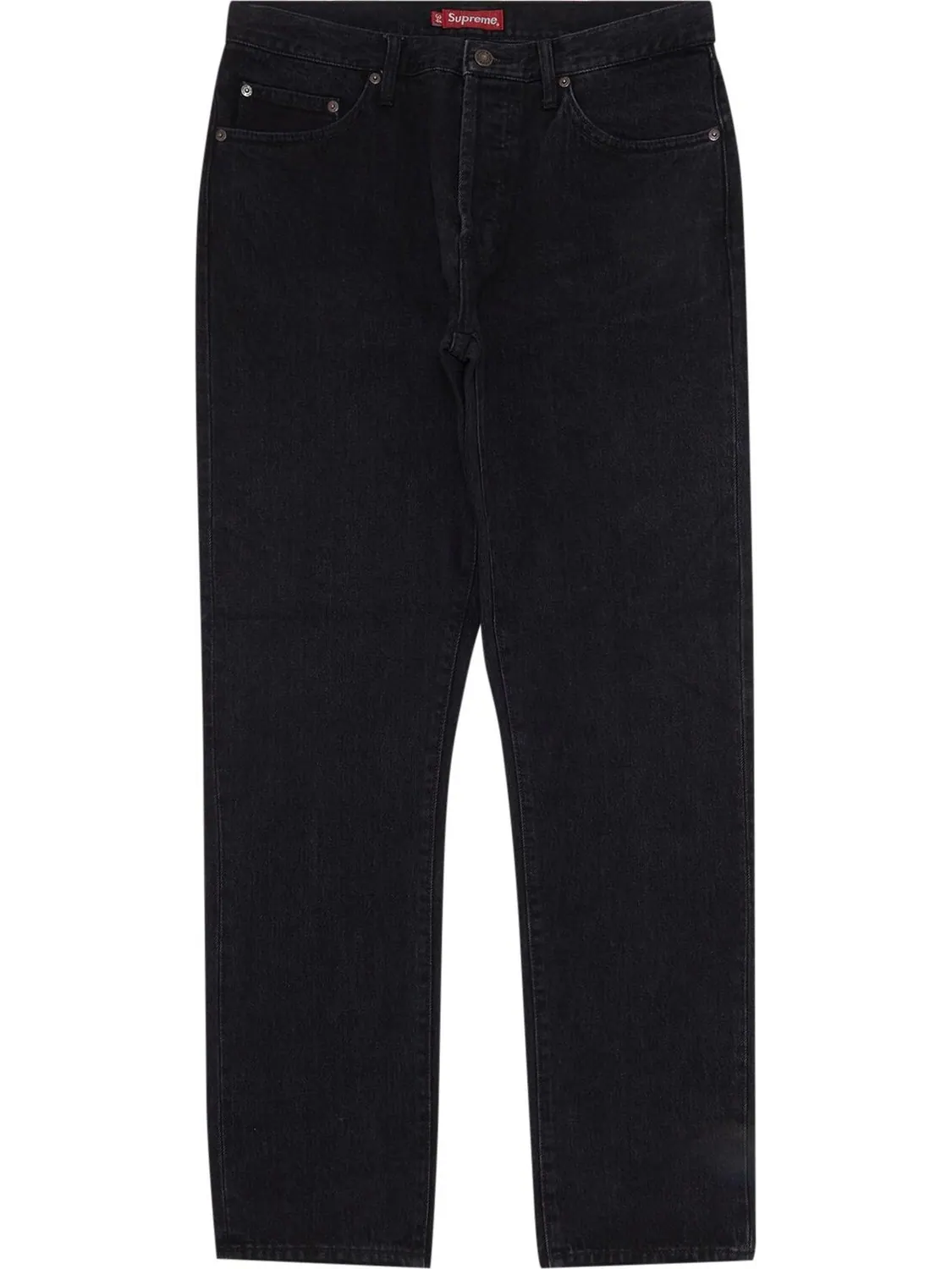 Джинсы Supreme Stone Washed Slim Jean 'Washed Black' — изображение 1 из 3, черный