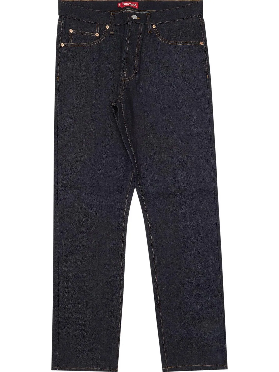 Джинсы Supreme Rigid Slim Jean 'Rigid Indigo' — изображение 1 из 3, синий