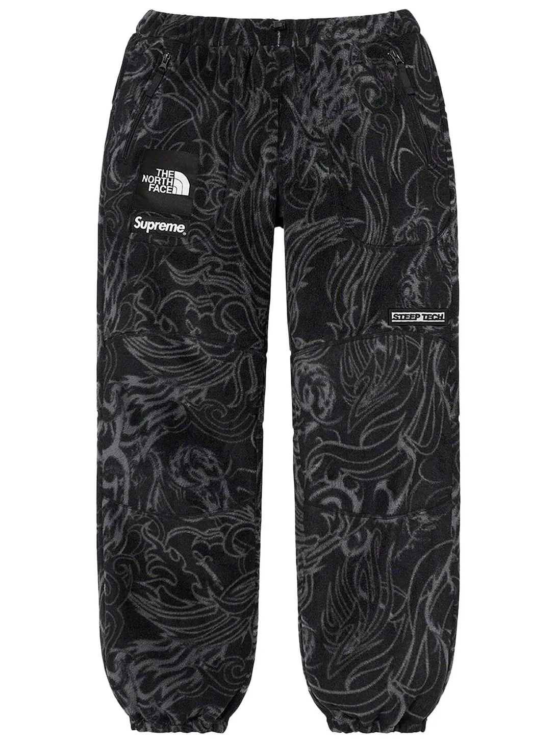 Флисовые брюки Supreme x The North Face Steep Tech Fleece Pant — 1