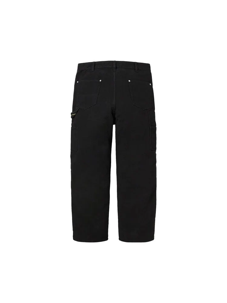 Брюки Supreme Moleskin Double Knee Painter Pant 'Black' — изображение 2 из 2, черный