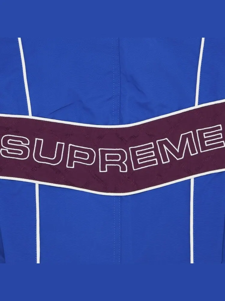 Брюки Supreme Jacquard Panel Track Pant 'Royal' — изображение 3 из 3, синий