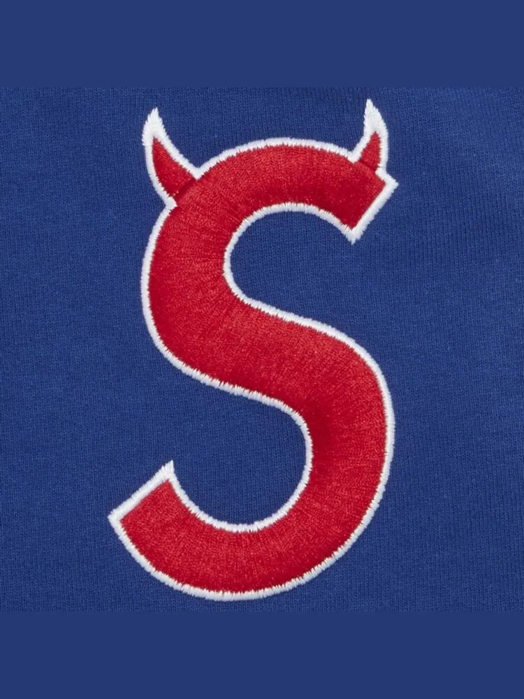 Спортивные брюки Supreme S Logo Sweatpant 'Blue' — изображение 3 из 3, синий