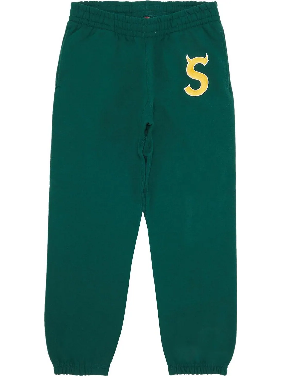 Спортивные брюки Supreme S Logo Sweatpant 'Green' — изображение 1 из 3, зеленый