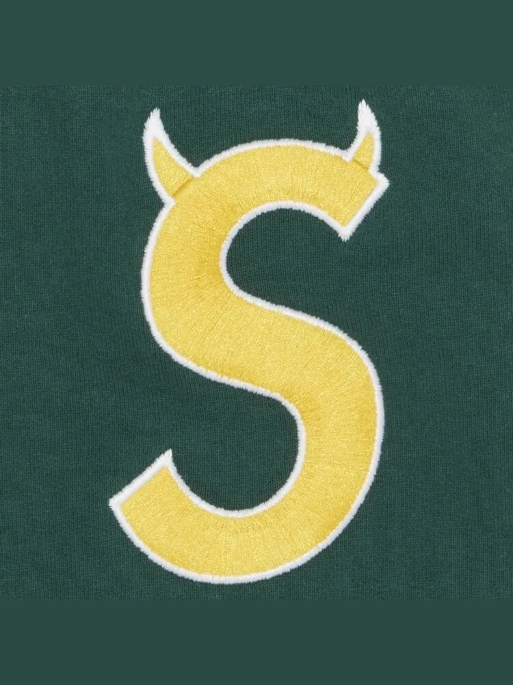 Спортивные брюки Supreme S Logo Sweatpant 'Green' — изображение 3 из 3, зеленый