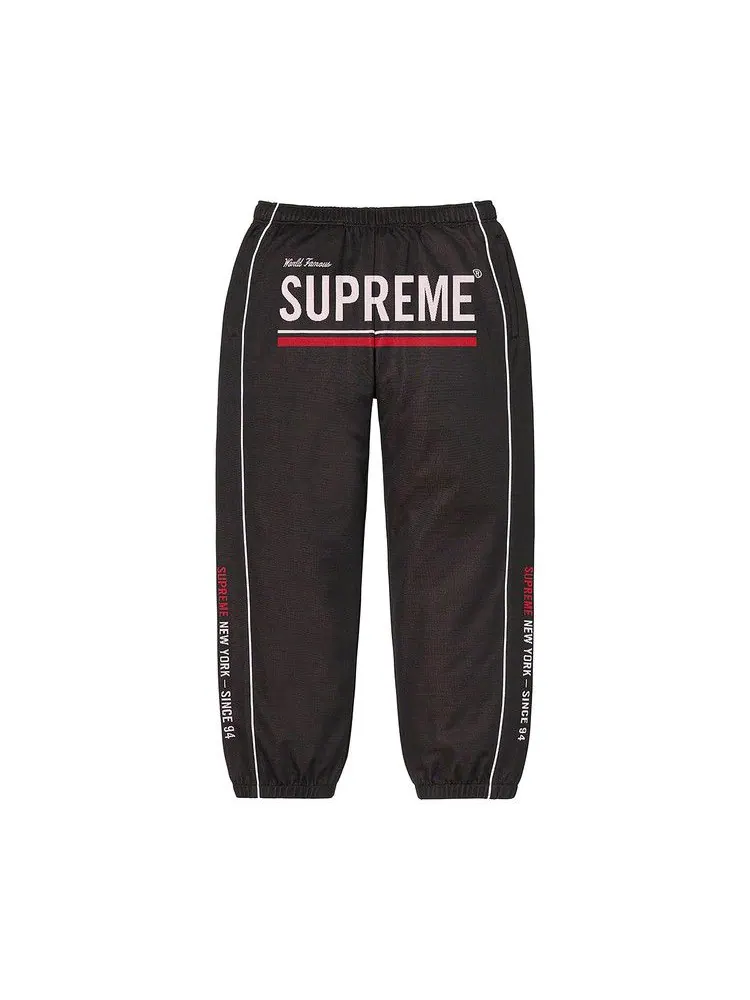 Брюки Supreme World Famous Jacquard Track Pant — изображение 1 из 3, черный