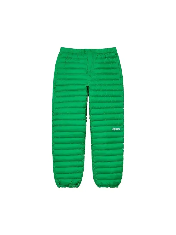 Пуховые штаны Supreme Micro Down Pant — изображение 1 из 2, зеленый