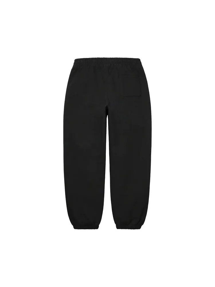 Спортивные брюки Supreme Satin Appliqué Sweatpant — изображение 2 из 2, черный/белый