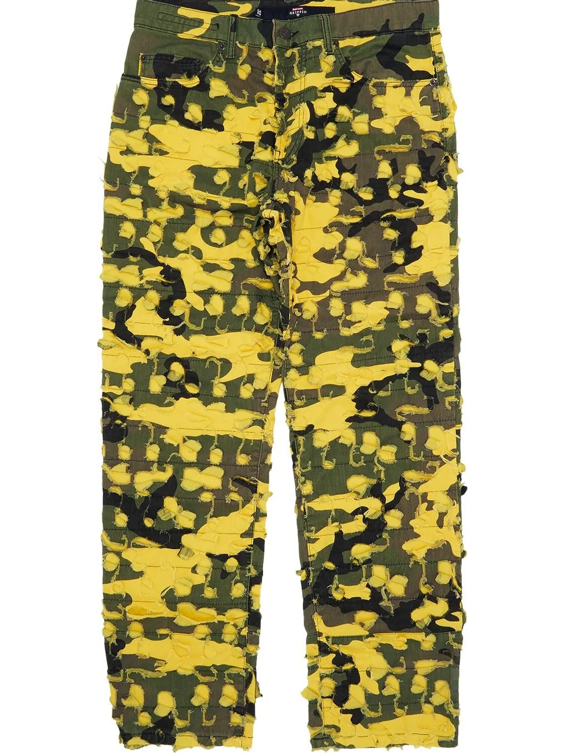 Джинсы Supreme x Griffin 5-Pocket Jean 'Yellow Camo' — изображение 1 из 3, мульти