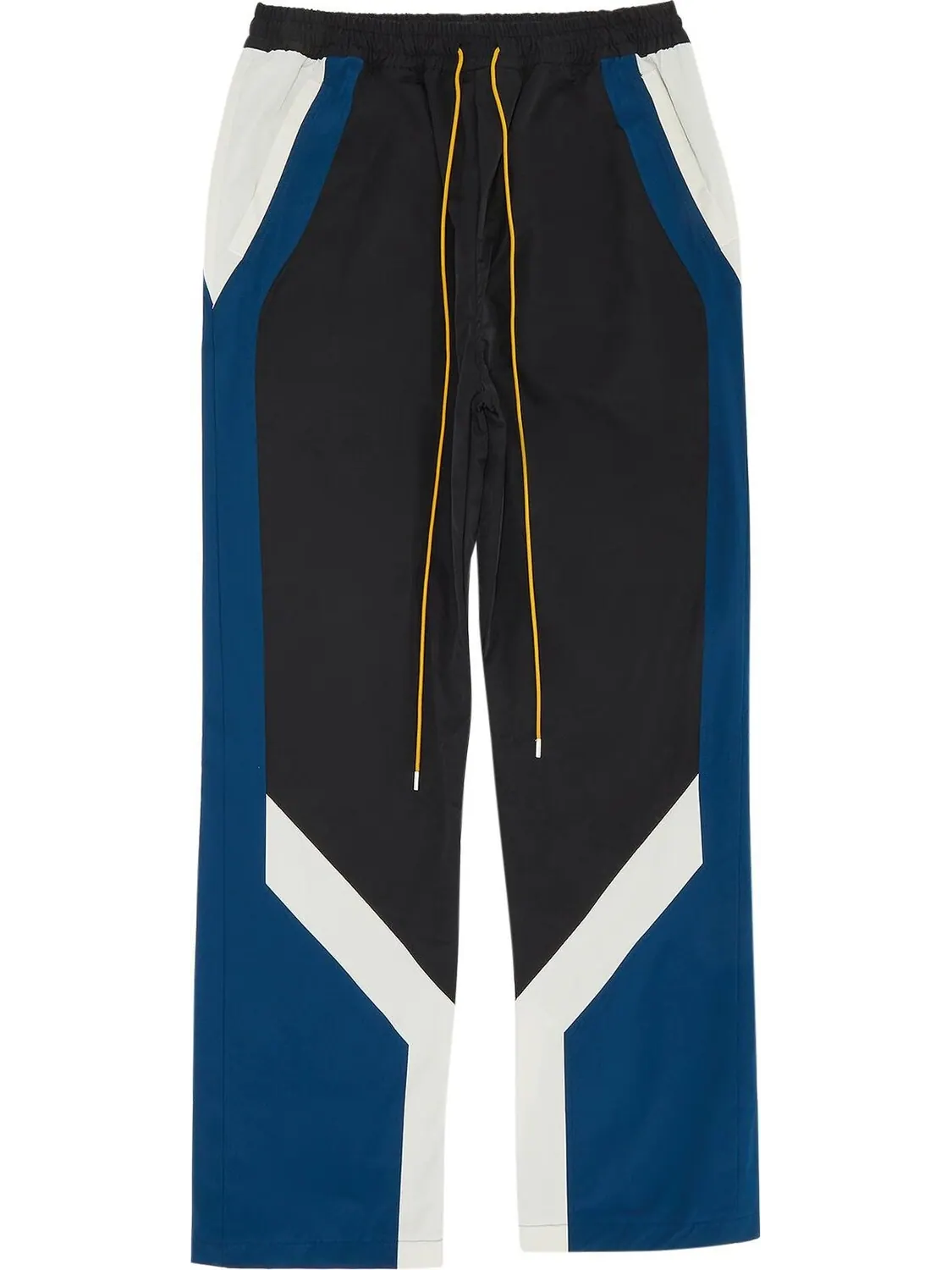 Брюки Rhude Color Blocked Track Pant 'Black/Creme'