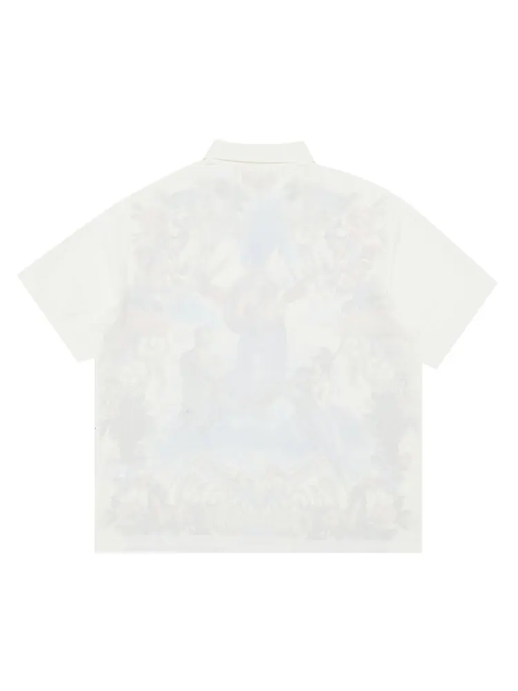 Поло Supreme Heavenly Silk Polo 'White' — изображение 2 из 3, белый