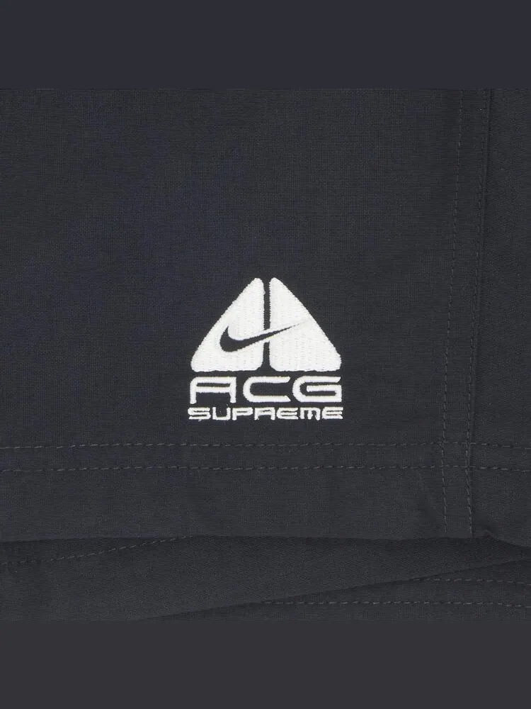 Шорты Supreme x Nike ACG Nylon Trail Short 'Black' — изображение 3 из 3, черный