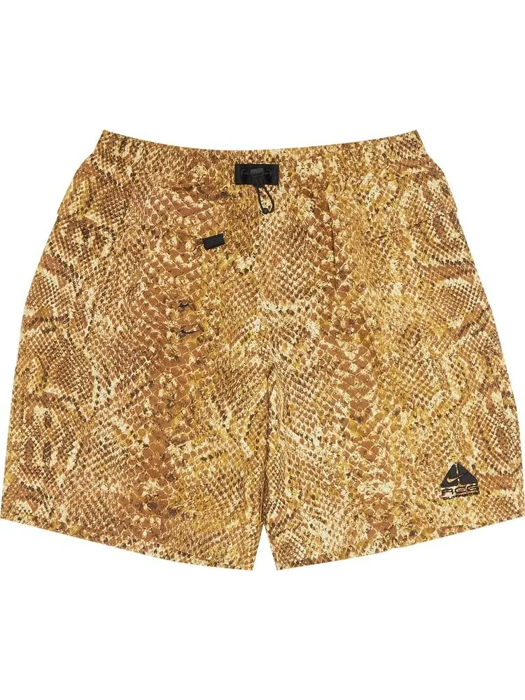 Шорты Supreme x Nike ACG Nylon Trail Short 'Gold Snakeskin'
