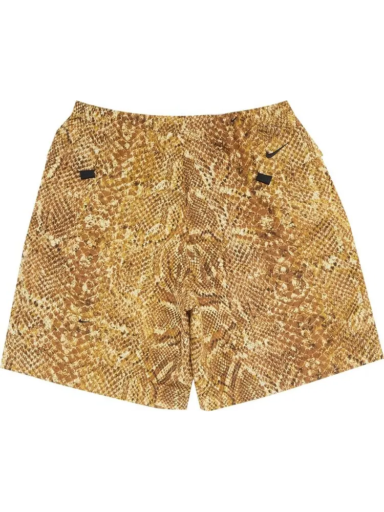 Шорты Supreme x Nike ACG Nylon Trail Short 'Gold Snakeskin' — изображение 2 из 3, золото