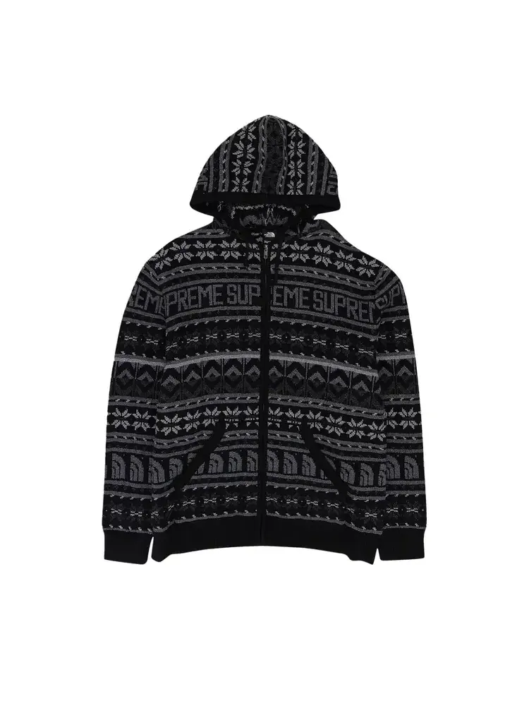 Свитер Supreme x The North Face на молнии с капюшоном