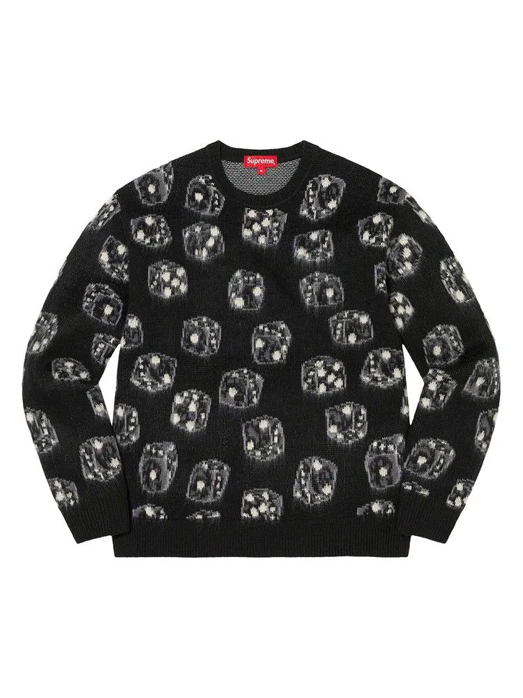Свитер Supreme Dice Sweater — изображение 1 из 1, черный
