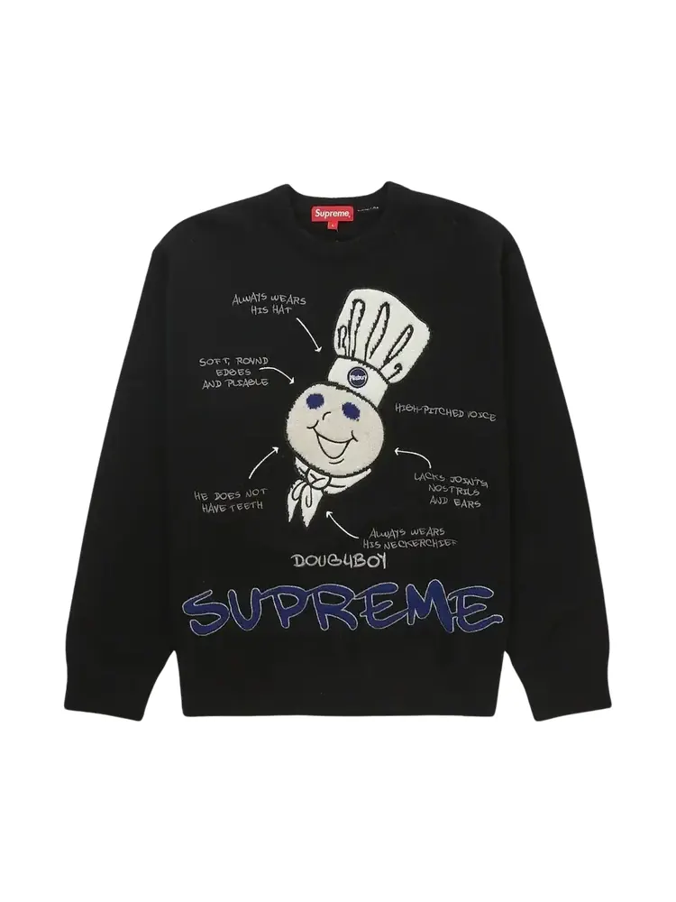 Свитер Supreme Doughboy Sweater — изображение 1 из 1, черный