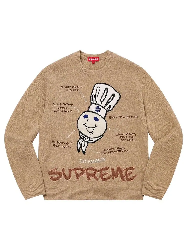 Свитер Supreme Doughboy Sweater Beige — изображение 1 из 1, бежевый