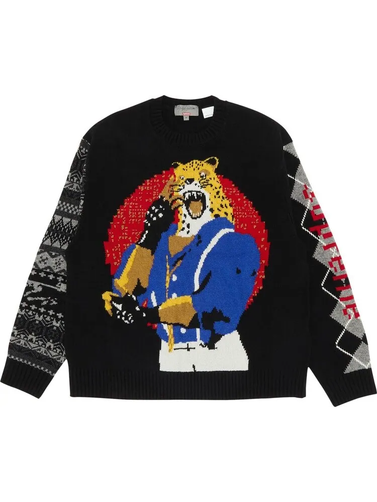 Свитер Supreme x Yohji Yamamoto x TEKKEN — изображение 1 из 3, черный