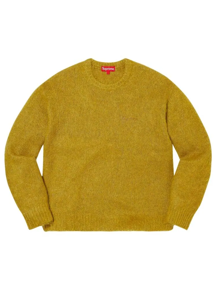 Свитер Supreme Mohair Sweater Acid — изображение 1 из 1, желтый