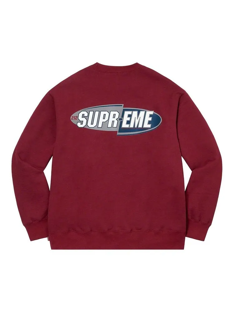 Толстовка Supreme 212 Crewneck Cardinal — изображение 2 из 2, красный
