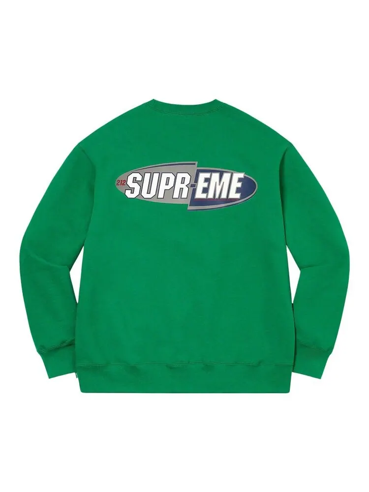 Толстовка Supreme 212 Crewneck Green — изображение 2 из 2, зеленый