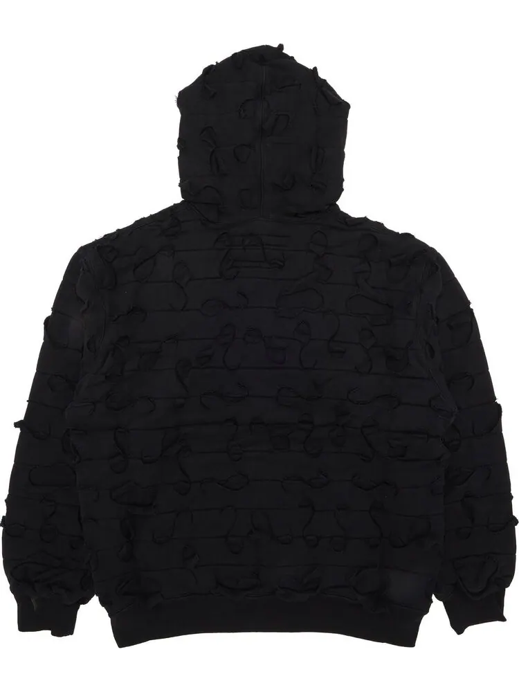 Толстовка Supreme x Griffin Zip Up Hooded Sweatshirt 'Black' — изображение 2 из 3, черный