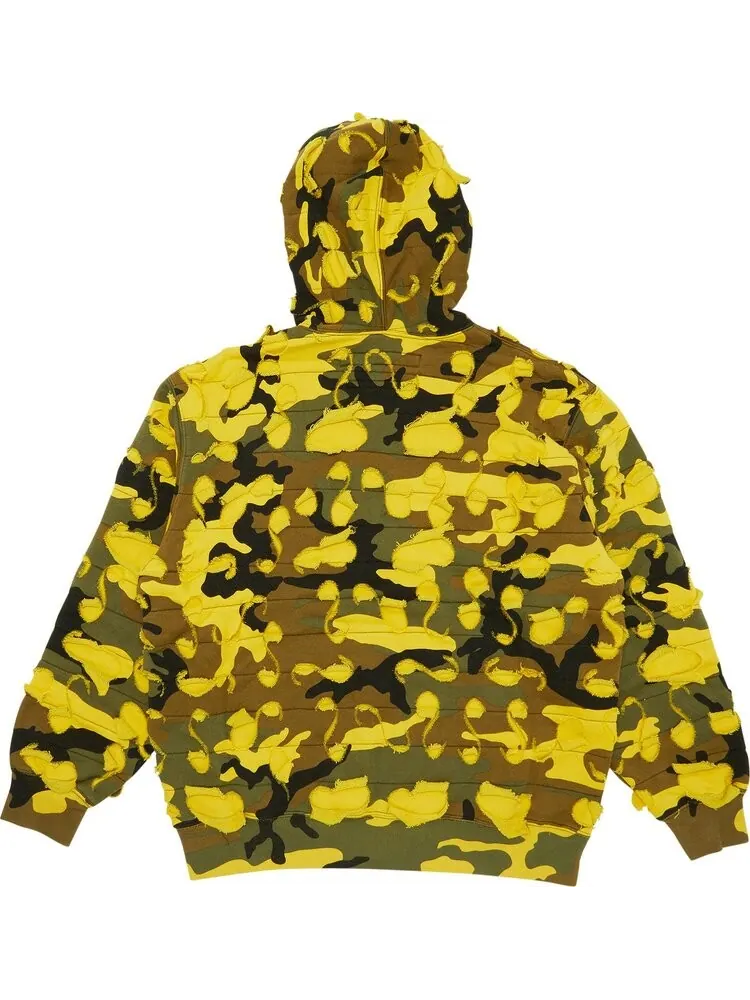 Толстовка Supreme x Griffin Zip Up Hooded Sweatshirt 'Yellow Camo' — изображение 2 из 3, желтый
