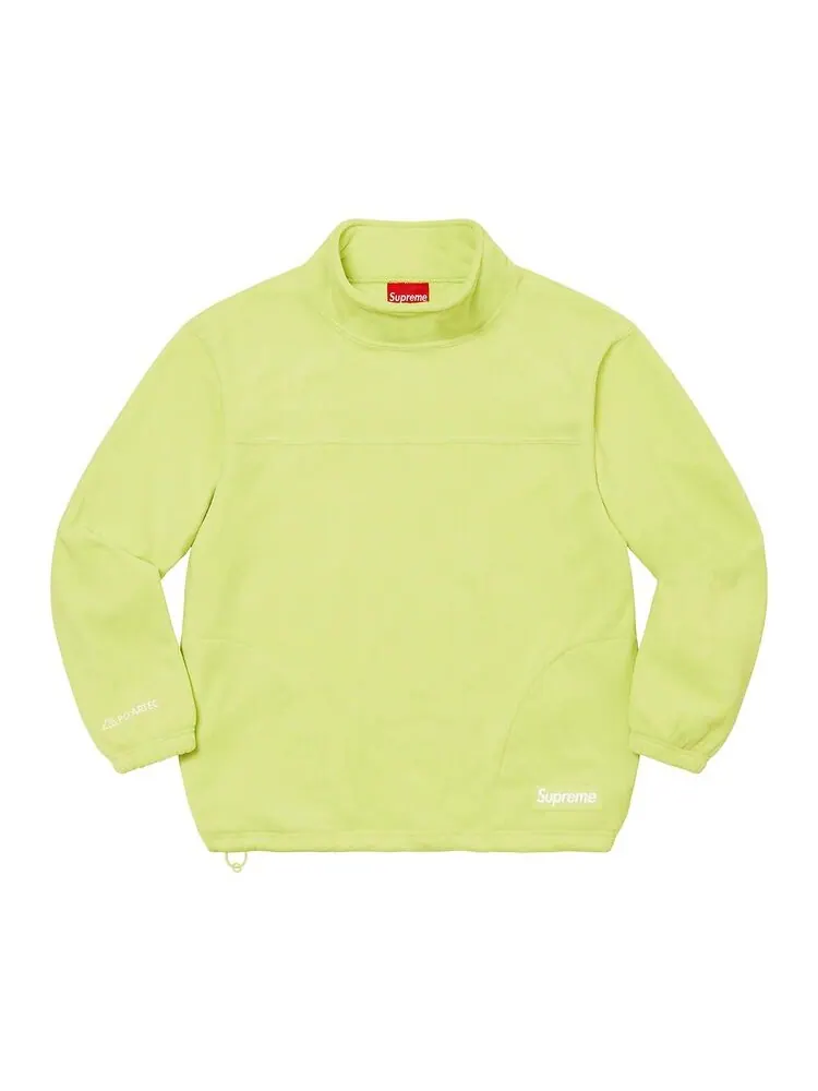 Пуловер Supreme x Polartec Mock Neck Pullover Lime — изображение 1 из 1, лаймовый