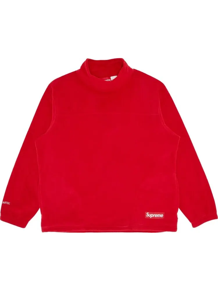 Пуловер Supreme x Polartec Mock Neck Pullover 'Red' — изображение 1 из 3, красный