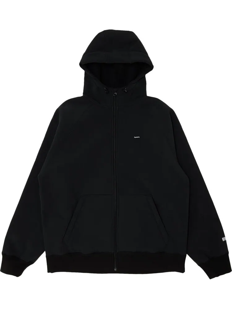 Толстовка Supreme x WINDSTOPPER Zip Up Hooded Sweatshirt 'Black' — изображение 1 из 3, черный
