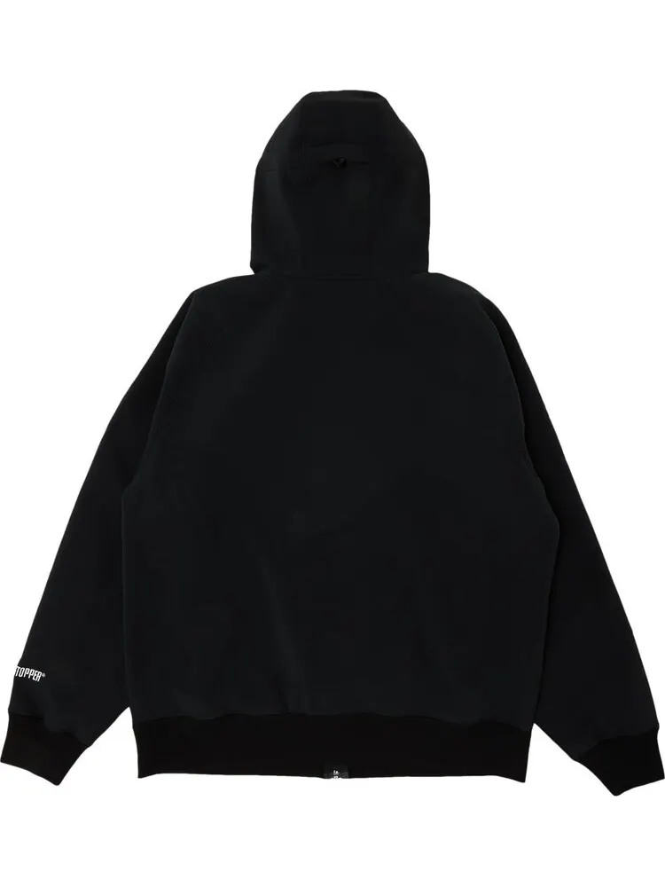 Толстовка Supreme x WINDSTOPPER Zip Up Hooded Sweatshirt 'Black' — изображение 2 из 3, черный