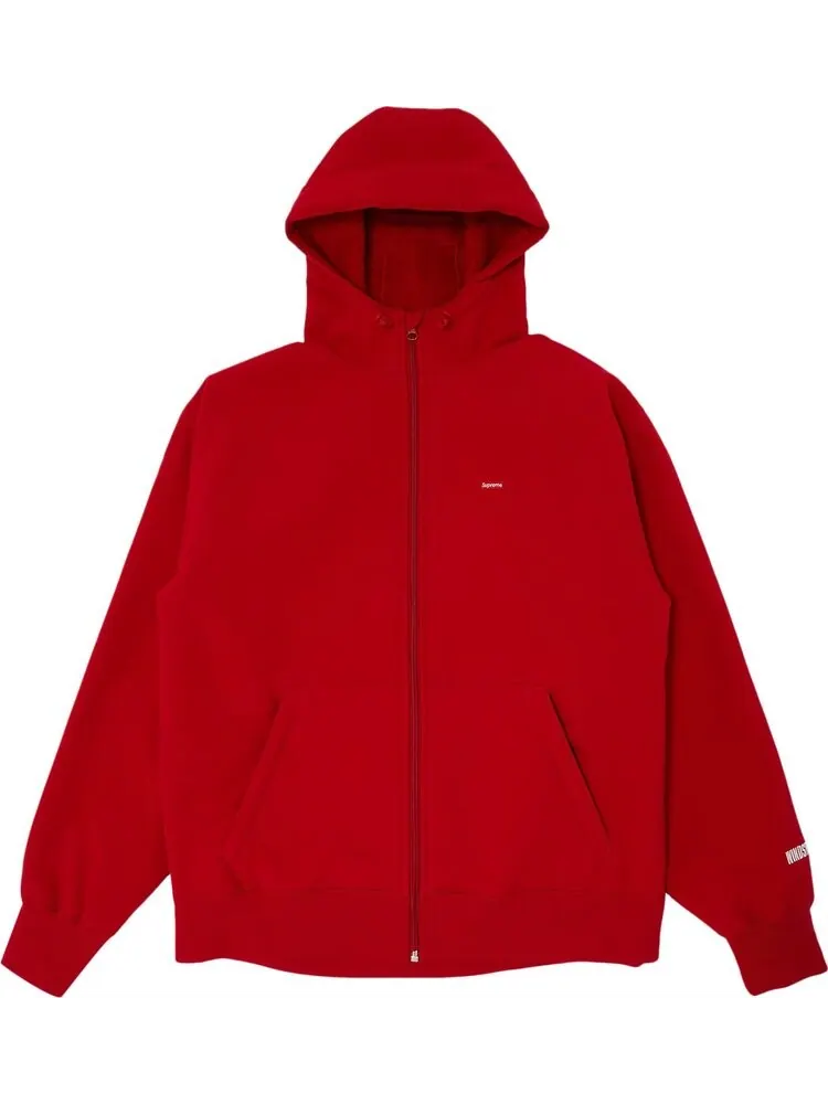 Толстовка Supreme x WINDSTOPPER Zip Up Hooded Sweatshirt 'Red' — изображение 1 из 3, красный