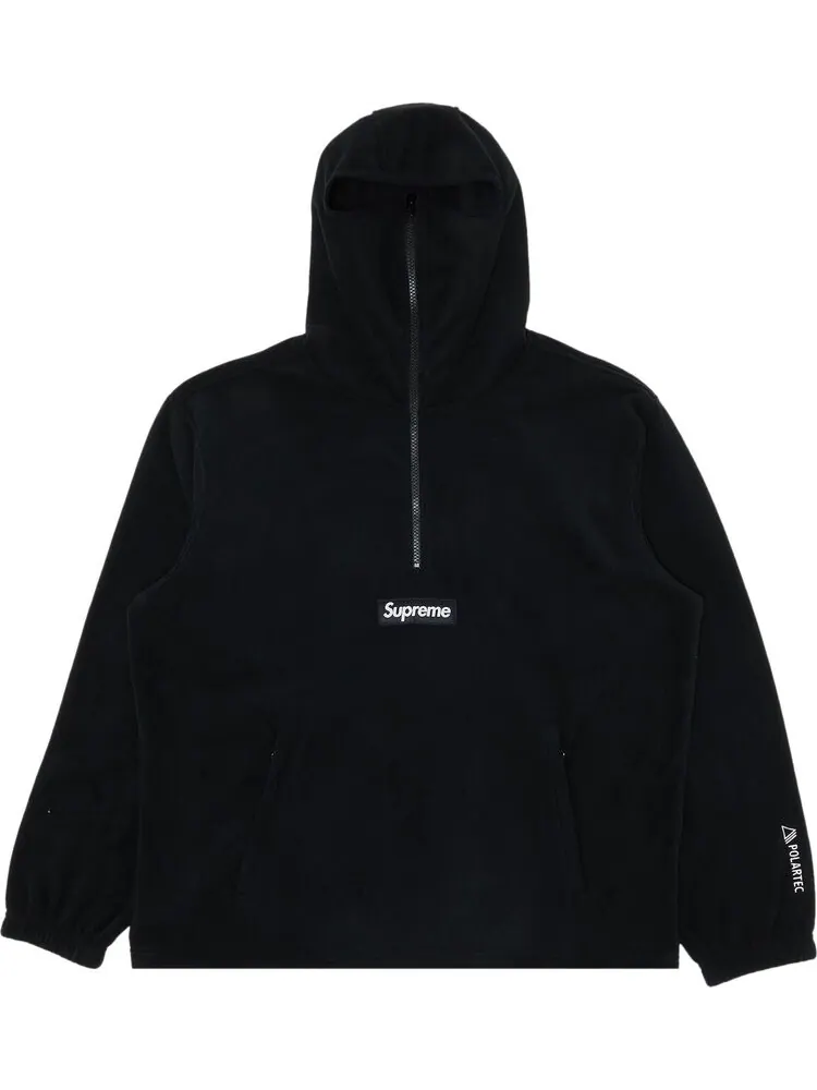 Пуловер Supreme x Polartec Facemask Half Zip Pullover 'Black' — изображение 1 из 3, черный