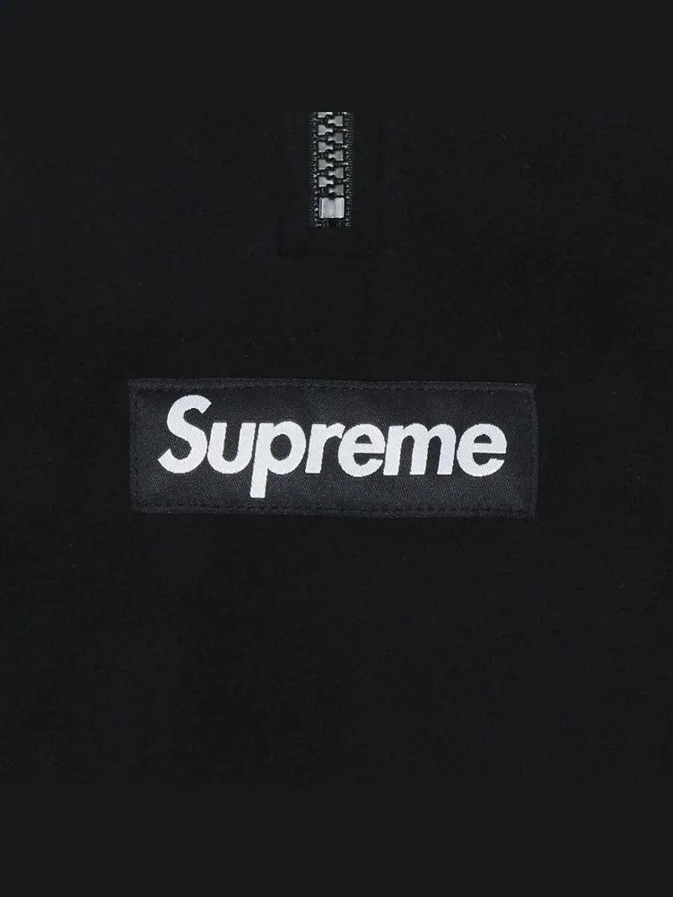 Пуловер Supreme x Polartec Facemask Half Zip Pullover 'Black' — изображение 3 из 3, черный