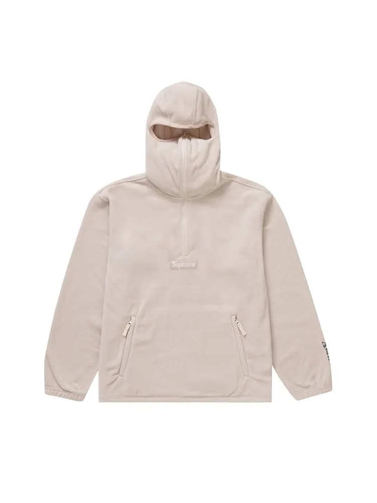 Пуловер Supreme x Polartec Half Zip Pullover Facemask 'Stone' — изображение 1 из 1, серый