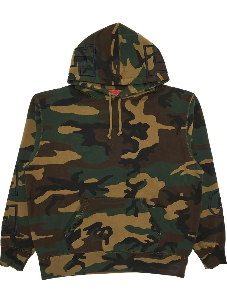 Толстовка Supreme State Hooded Sweatshirt 'Woodland Camo' — изображение 1 из 3, мульти