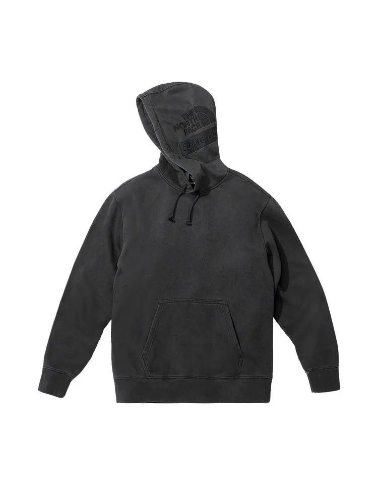 Толстовка Supreme x The North Face Pigment Printed Hooded Sweatshirt — изображение 1 из 1, черный