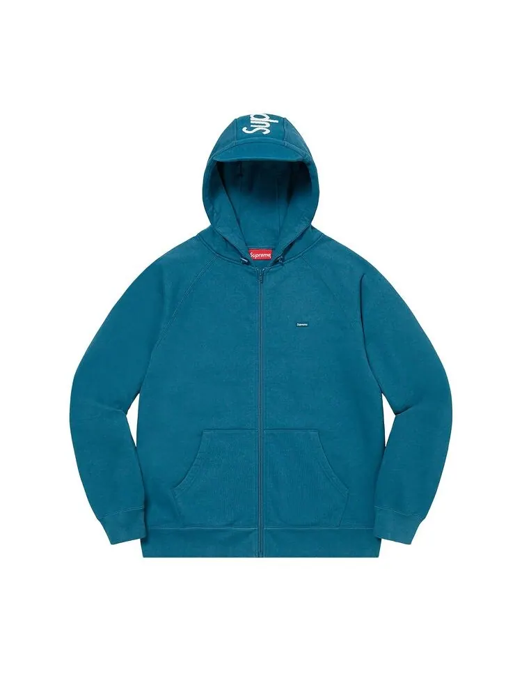 Толстовка Supreme Brim Zip Up Hooded Sweatshirt Marine Blue — изображение 1 из 2, синий