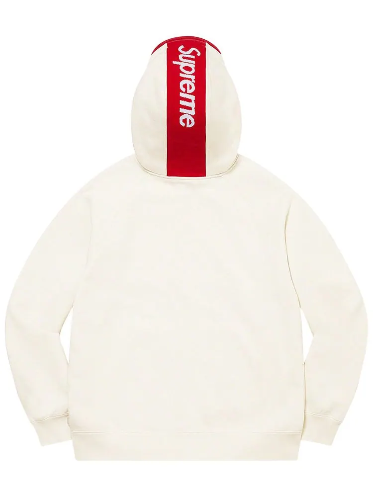 Толстовка Supreme Brim Zip Up Hooded Sweatshirt 'Stone' — изображение 2 из 2, серый