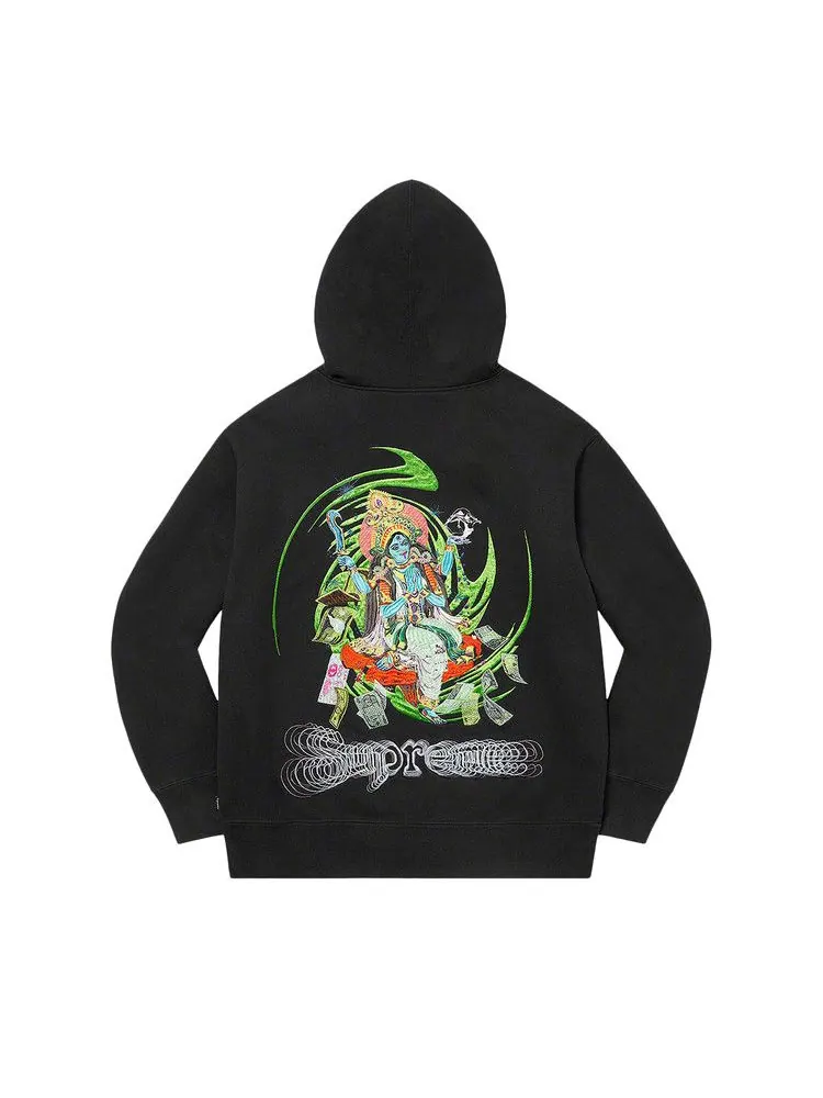 Толстовка Supreme Lakshmi Zip Up Hooded Sweatshirt — изображение 2 из 2, черный