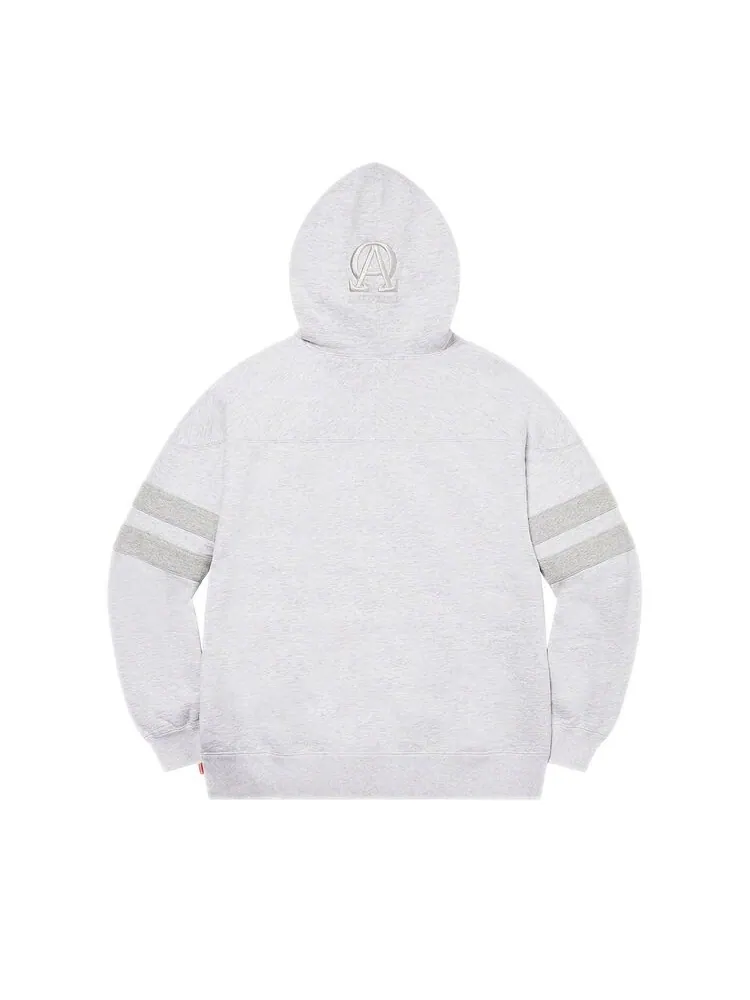 Толстовка Supreme US-NY Hooded Sweatshirt Ash Grey — изображение 2 из 2, серый