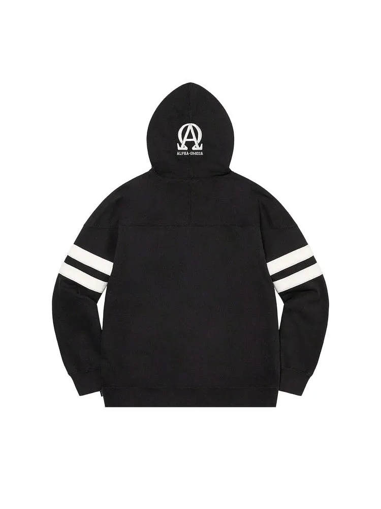 Толстовка Supreme US-NY Hooded Sweatshirt — изображение 2 из 2, черный