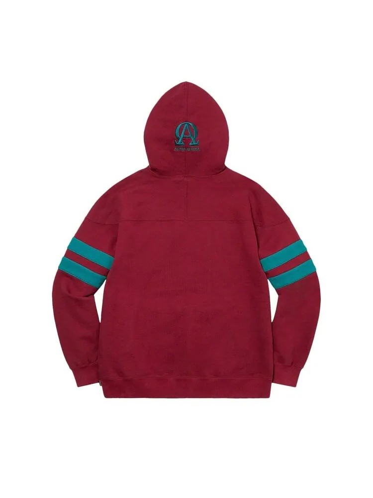 Толстовка Supreme US-NY Hooded Sweatshirt Cardinal — изображение 2 из 2, красный