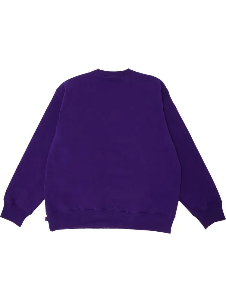 Толстовка Supreme Shop Small Box Crewneck - Los Angeles 'Purple' — изображение 2 из 3, фиолетовый
