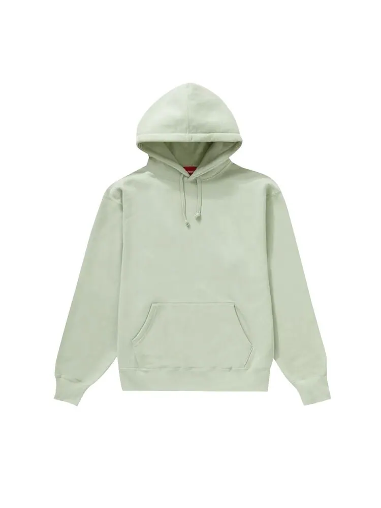 Толстовка Supreme Satin Appliqué Hooded Sweatshirt Mint — изображение 1 из 2, мята