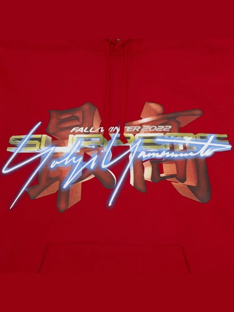 Толстовка Supreme x Yohji Yamamoto x TEKKEN Hooded Sweatshirt 'Red' — изображение 3 из 3, красный