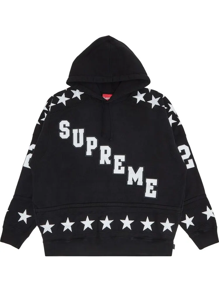 Толстовка Supreme Hockey Hooded Sweatshirt 'Black' — изображение 1 из 3, черный