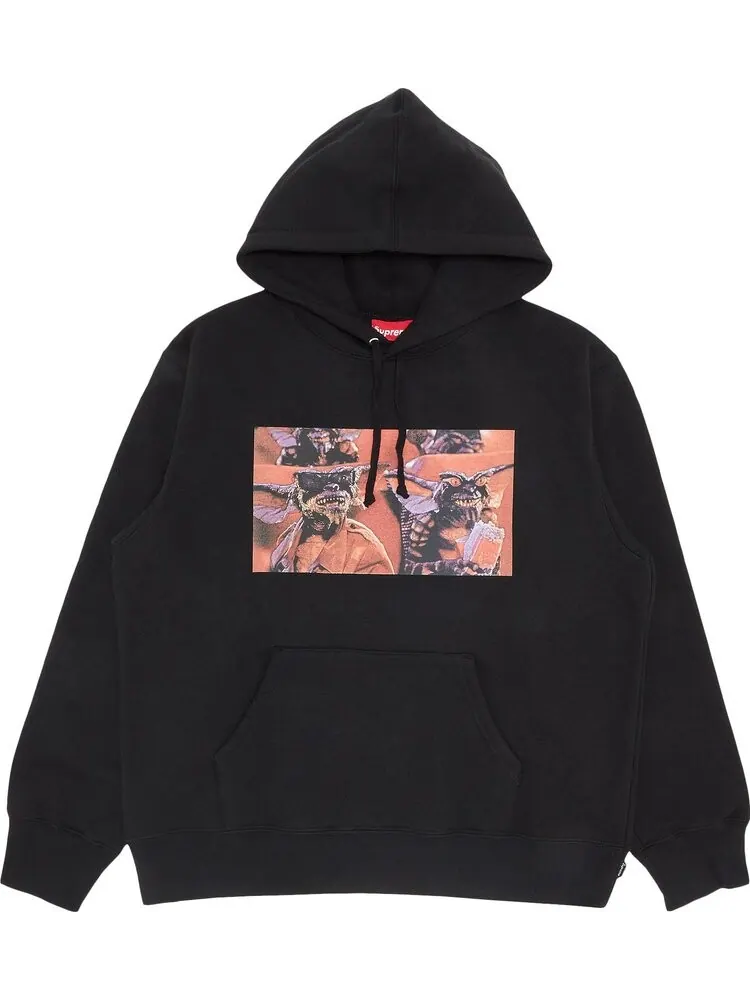 Толстовка Supreme Gremlins Hooded Sweatshirt 'Black' — изображение 1 из 3, черный