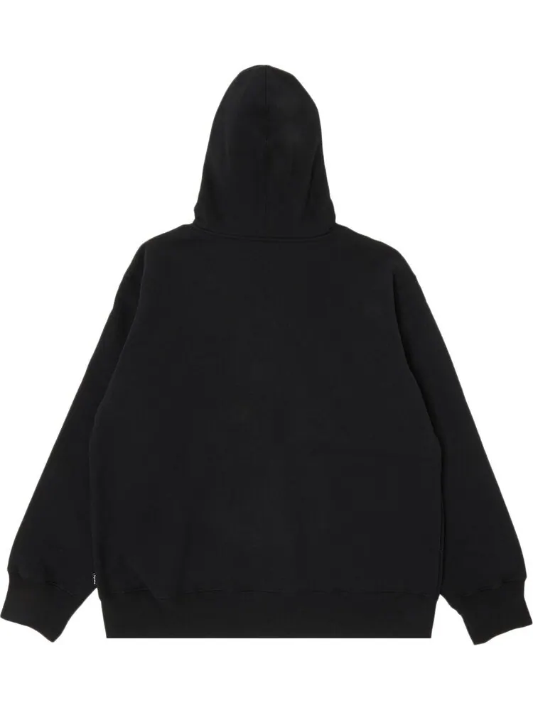 Толстовка Supreme Small Box Drawcord Zip Up Hooded Sweatshirt 'Black' — изображение 2 из 3, черный